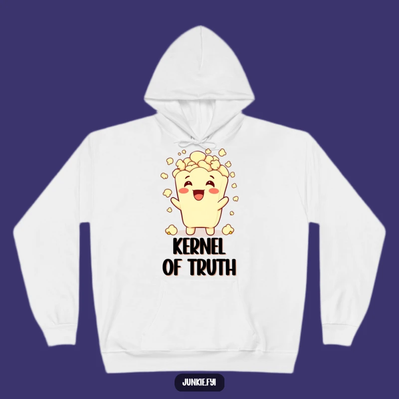 Cozy Funny Popcorn Hoodie: Stay Warm with a Popcorn Shower