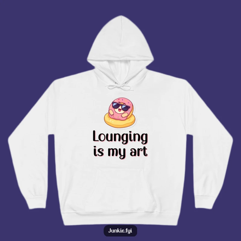 Cozy Funny Donut Chip Lounge Hoodie: Ultimate Comfort & Snack Vibes