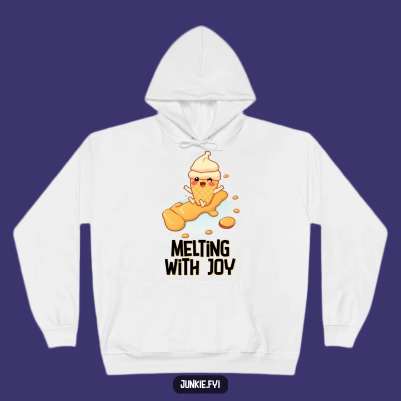 Cozy Funny Ice Cream Hoodie: Stay Sweet and Warm on a Cool Day