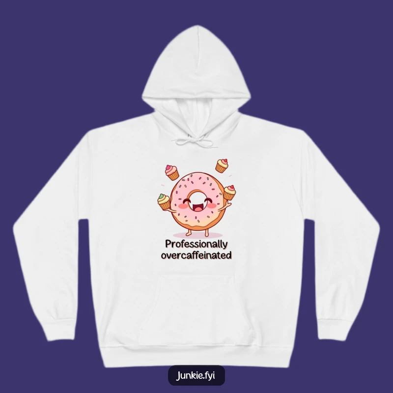Cozy Funny Donut Juggling Cupcakes Hoodie: Embrace Warmth and Laughter