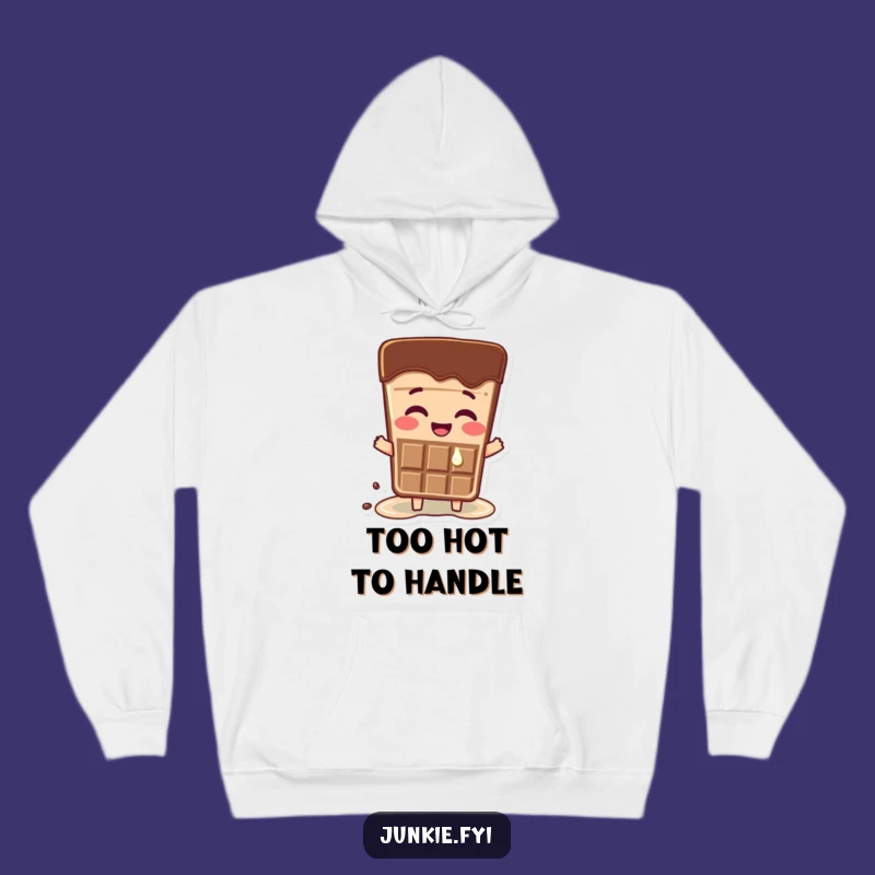 Funny Happy Chocolate Hoodie - Cozy & Melty Excitement Sweatshirt