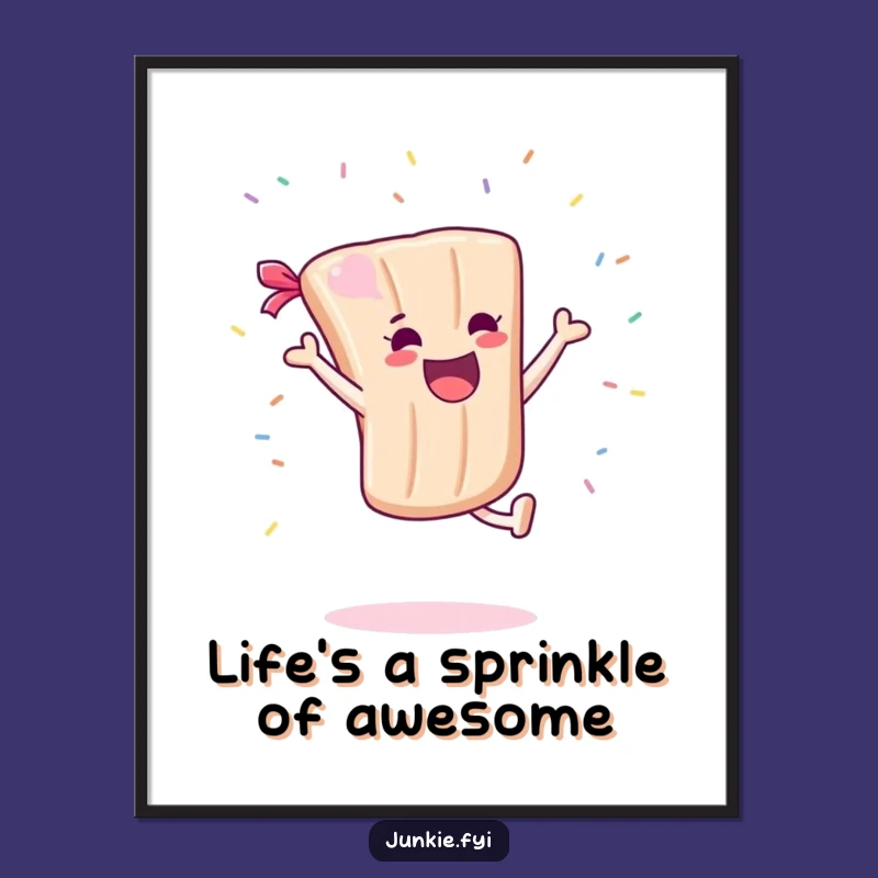 Free Printable Wall Art: Candy Bar Cartwheel Character, Funny Downloadable Art