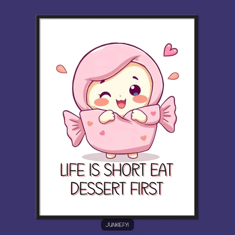 Funny Free Printable Wall Art: Candy Bar Unwraps Joyful Decor