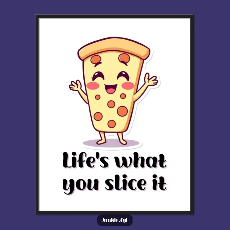 Free Printable Pizza Slice Art - Funny Downloadable Decor for Foodie Lovers!