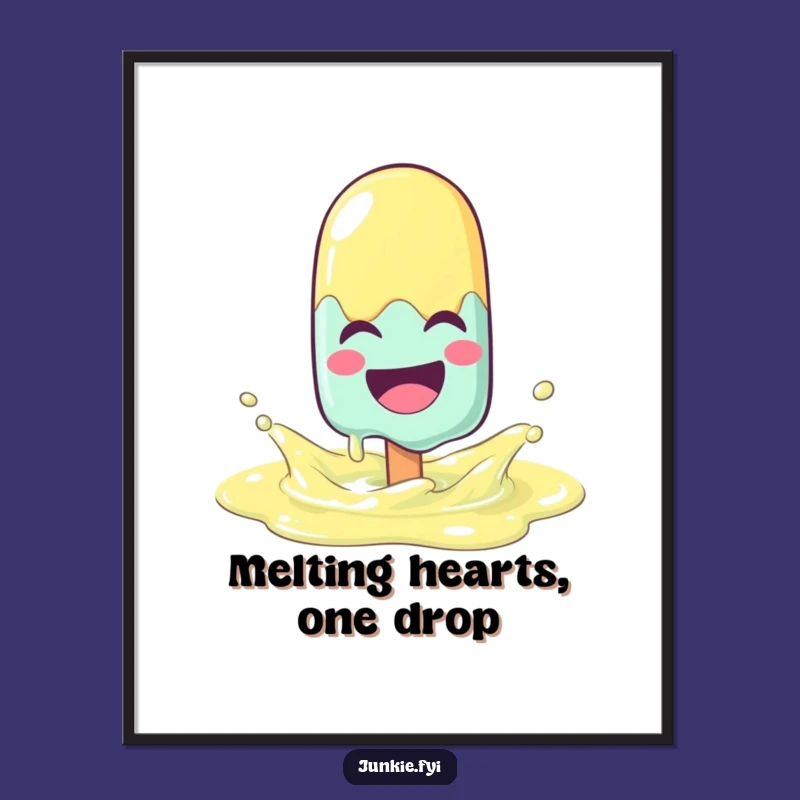 Funny Melting Popsicle Free Printable Wall Art - Refreshing Downloadable Decor!