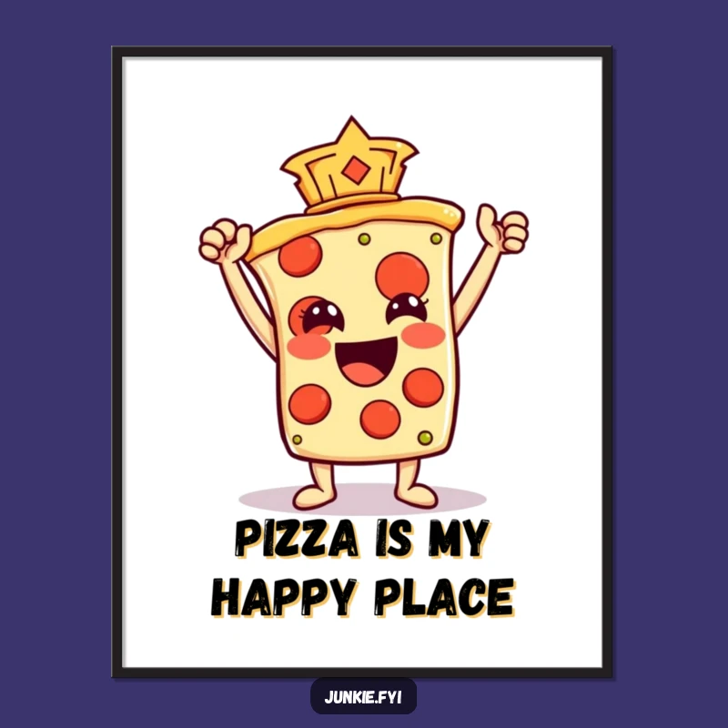 Funny Free Printable Wall Art: Pizza Slice Trophy Decor for Walls!