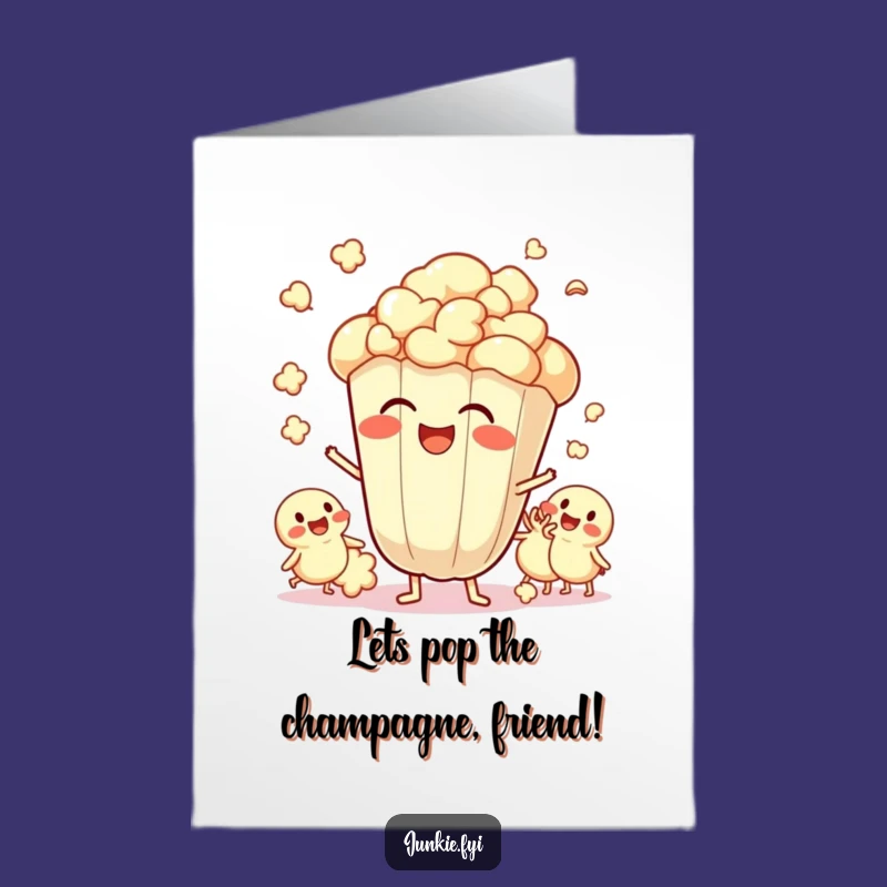 Free Printable Birthday Card: Popcorn Pals Celebrate with Kernel Fun!