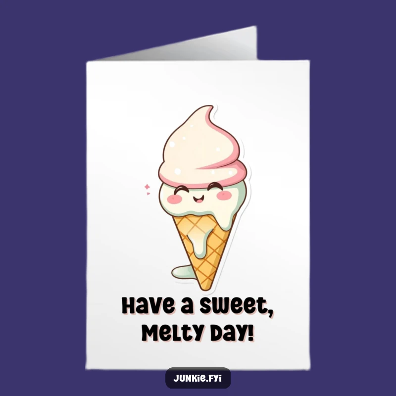 Free Printable Ice Cream Birthday Card - Funny Downloadable Gift for Sweet Celebrations!