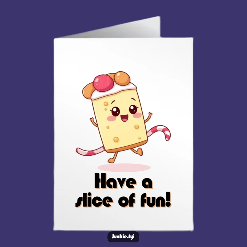 Free Printable Birthday Card: Pie Skipping Rope Fun - Hilarious Downloadable Gift