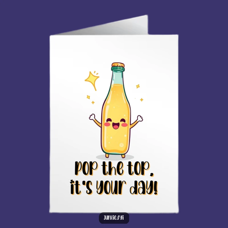 Free Printable Birthday Card: Soda Bottle Fizz for a Fun Downloadable Gift