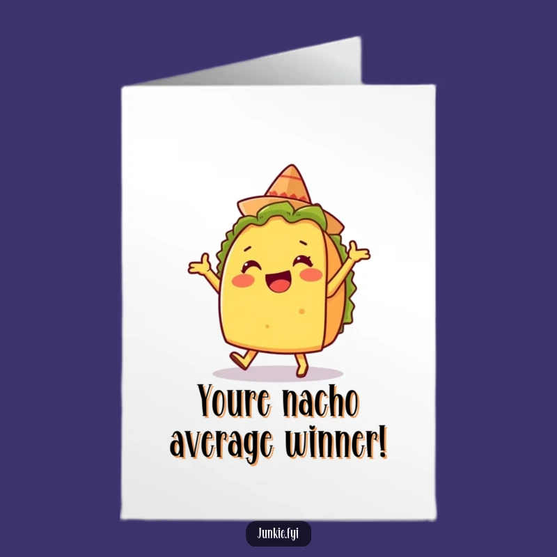 Taco Triumph Free Printable Congrats Card - Dance Celebration Downloadable!