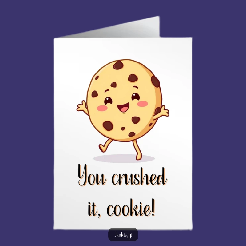 Free Printable Congrats Card: Cookie Groove - Hilarious Downloadable Celebration Greeting