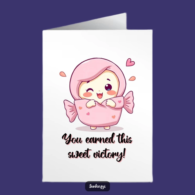 Free Printable Congrats Card: Candy Bar Unwrapping Its Own Success!