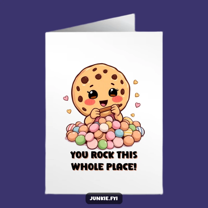 Free Printable Congrats Card: Cookie Charmer Enchanting Candies, Instant Download Card
