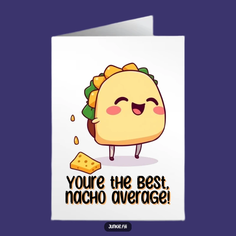 Free Printable Congrats Card: Taco Cheese Catch Celebration Printable Greeting Card