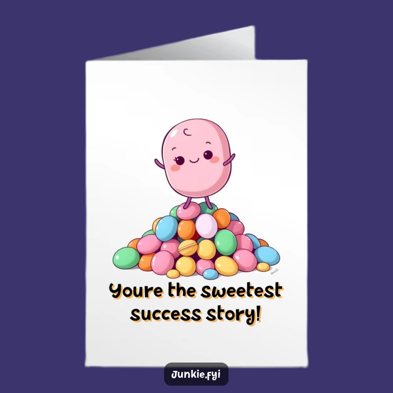 Free Printable Congrats Card: Macaron's Sweet Balancing Act Victory!