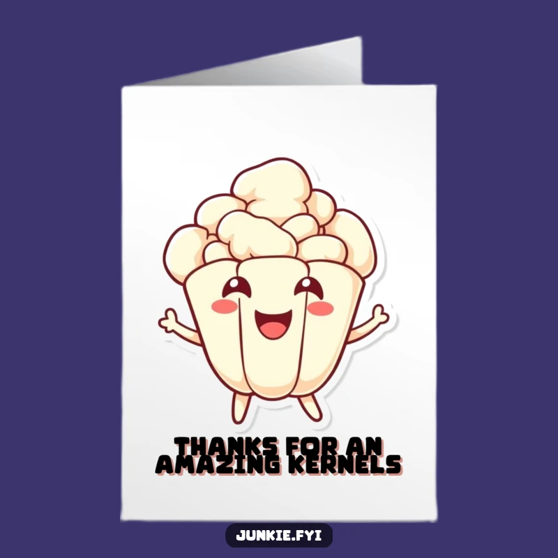 Free Printable Thank You Card: Popping Thanks - Humorous Downloadable Appreciation