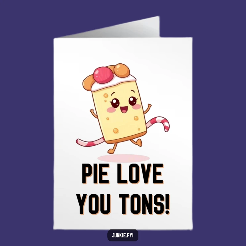 Free Printable Thank You Card: Pie's Sweet Skip of Gratitude - Downloadable Gift