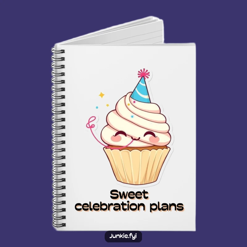 Funny Cupcake Party Notebook: Delighted Character Journal, Gift Idea