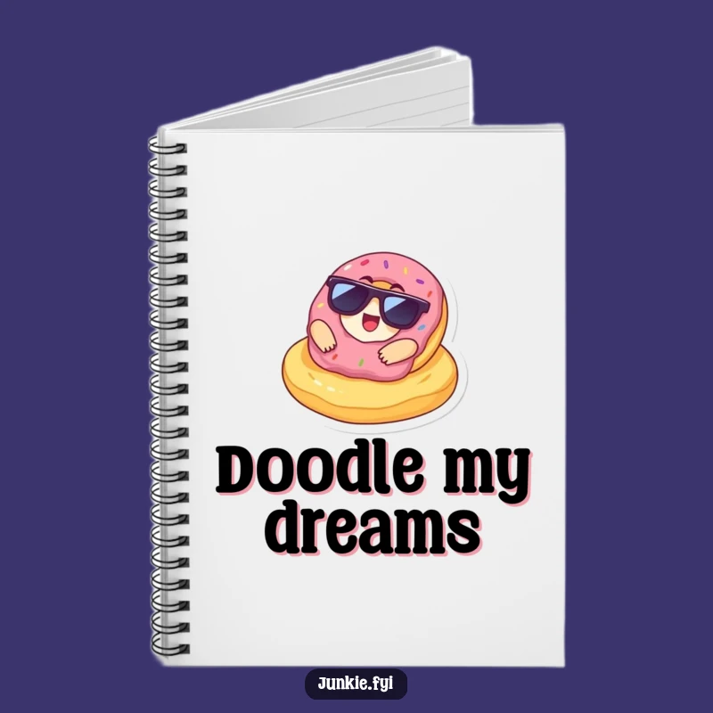 Funny Donut Chip Lounge Notebook: Jot Down Your Coolest Ideas