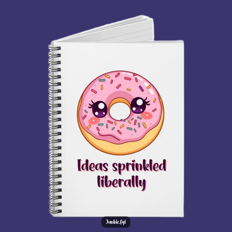 Funny Donut Sprinkles Notebook: Jot Down Sweet Ideas Hilariously
