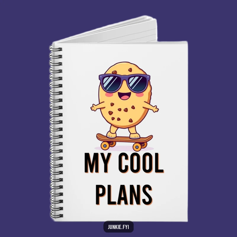 Funny Kawaii Skater Cookie Notebook: Cool Notes & Ideas, Great Humorous Gift!