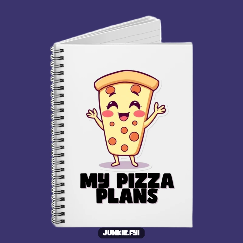 Funny Pizza Notebook: Jot Down Ideas with This Jazzy Slice Stationery