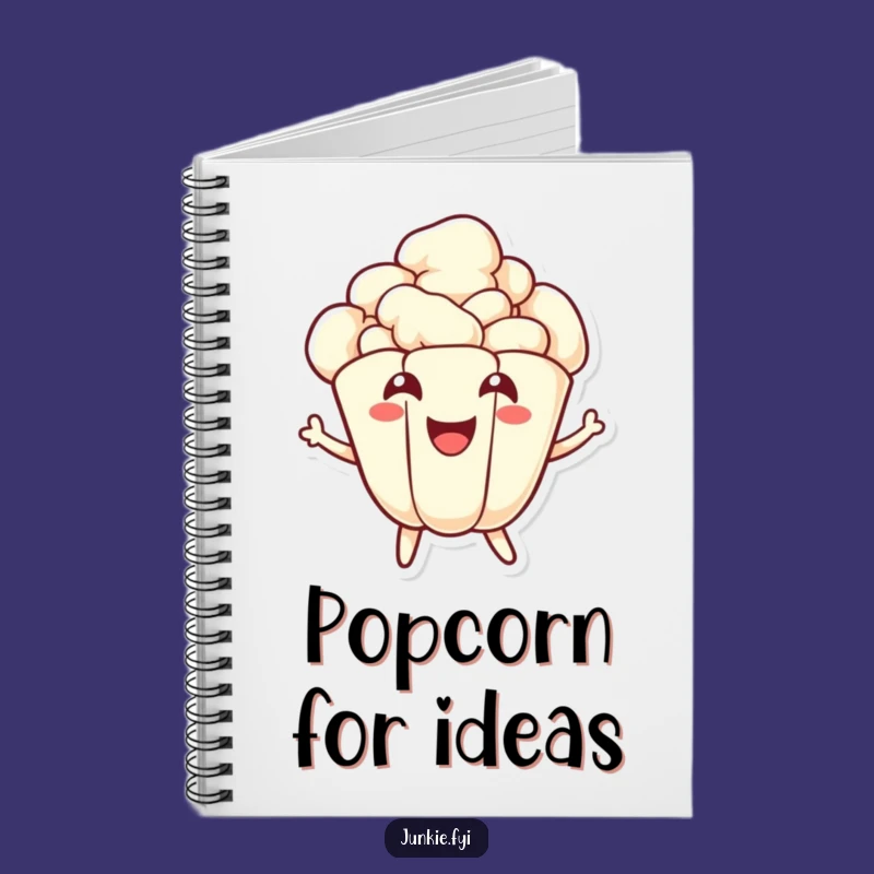 Funny Popcorn Notebook: Write Your Snack Ideas Here!