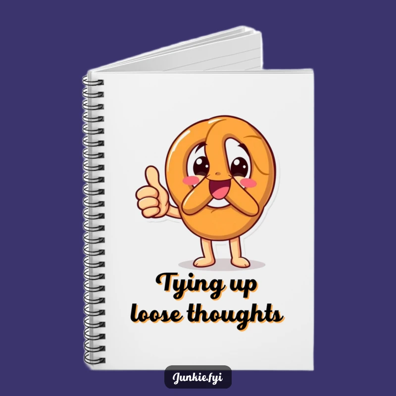 Funny Thumbs Up Pretzel Notebook: Jot Down Ideas with Approval