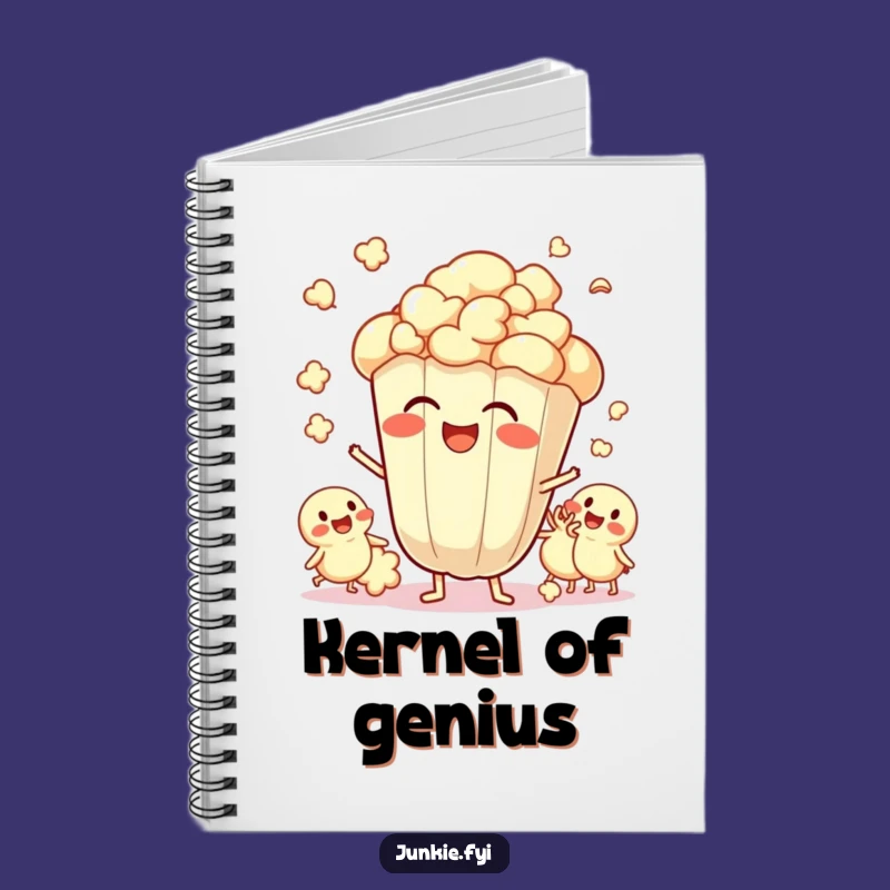 Funny Popcorn Notebook: Jot Down Fun Ideas, Perfect Funny Gift for Students