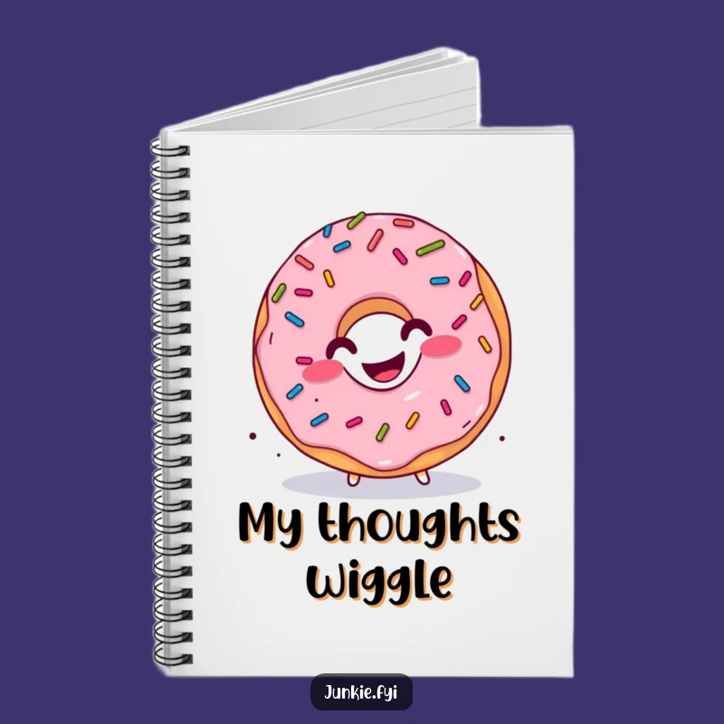 Funny Donut Wiggle Notebook: Hilarious Sprinkle Journal, Perfect Creative Funny Gift