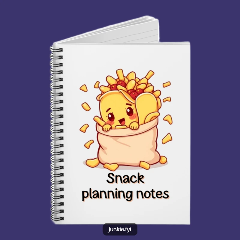 Funny Taco Chip Notebook: Curious Character Journal, Snack Gift