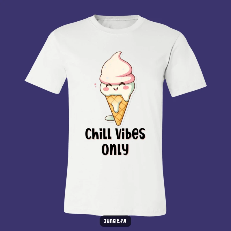 Funny Ice Cream T-Shirt: Wear Your Delight with This Meltingly Funny Tee
