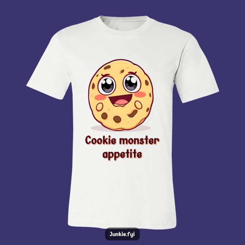 Funny Cookie Munch Tee: Wear Your Delight with This Hilarious Snack Shirt