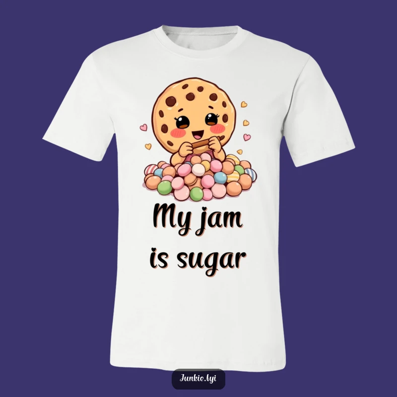 Funny Cookie Charmer T-Shirt: Play Sweet Melodies in Style