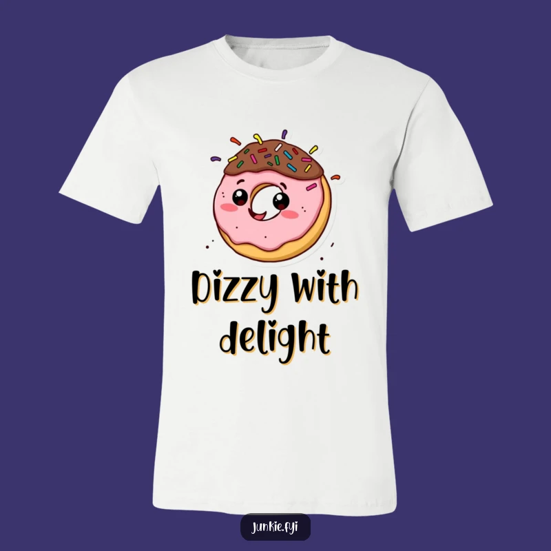 Funny Donut Sprinkle Hair T-Shirt: Wearable Whimsy for Fun People