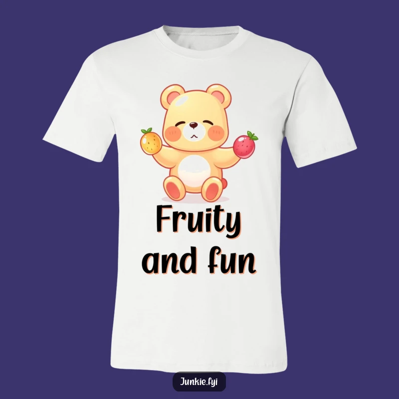 Funny Gummy Bear Juggling T-Shirt: Wear Your Sweet Charm, Hilarious Graphic Tee