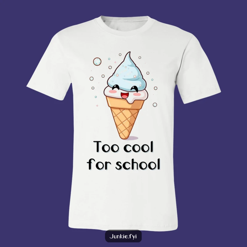 Funny Ice Cream Cone Tee - Joyful Sugar Crystals, Perfect Funny Gift!