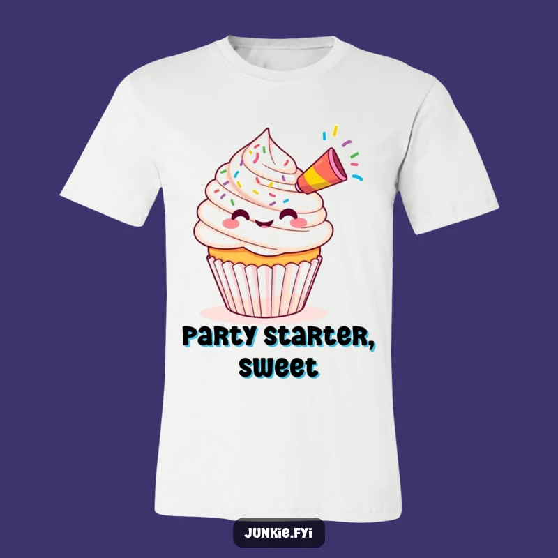 Funny Kawaii Cupcake Party T-Shirt: Sprinkle Celebration Fun - Great Gift