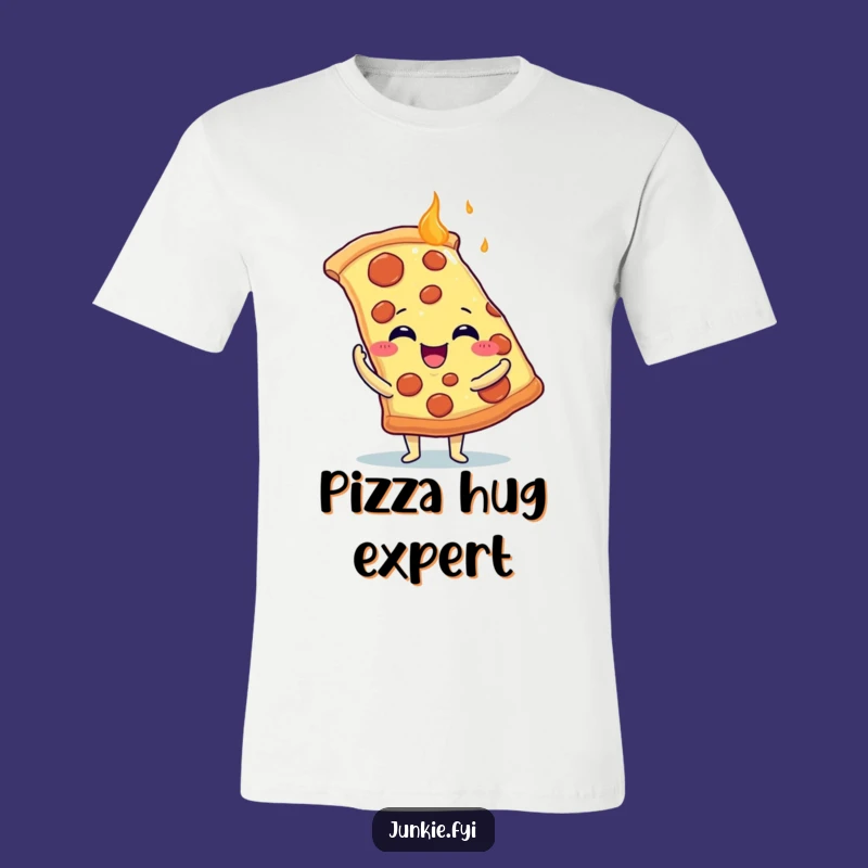 Funny Pizza Embrace T-Shirt: Wear Your Love for Pizza, An Awesome Funny Gift