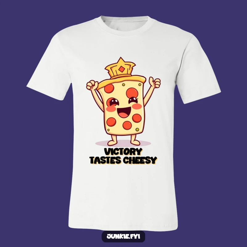 Funny Pizza Slice T-Shirt: Pepperoni Trophy Winner, Ideal Funny Gift for Foodies