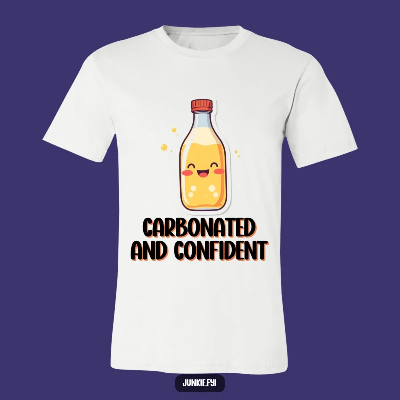Funny Soda Bottle T-Shirt: Wear Your Excitement with This Comical Tee