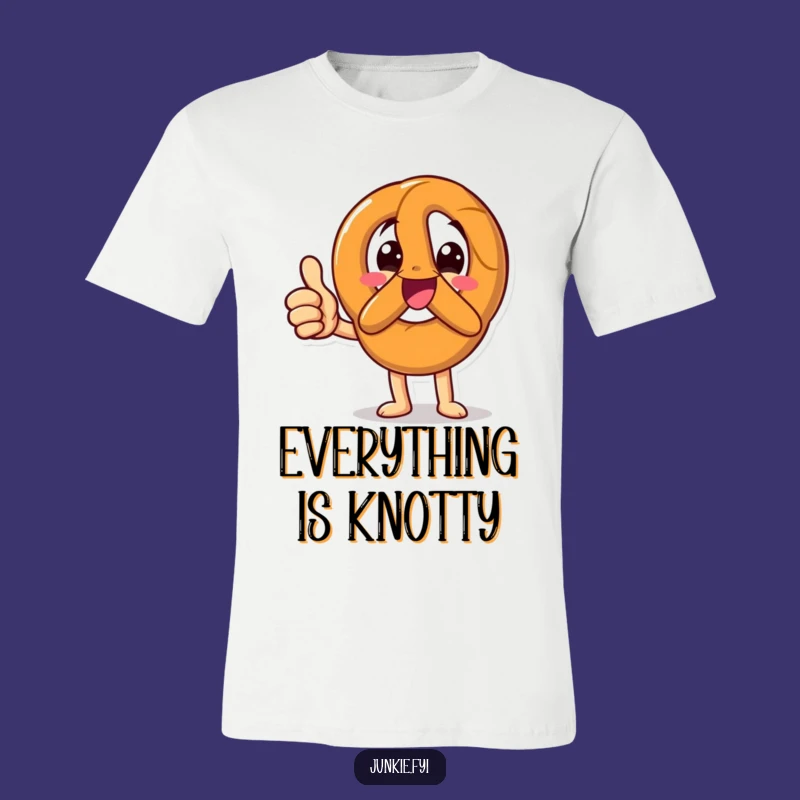 Funny Thumbs Up Pretzel T-Shirt: Wear Your Enthusiasm Proudly