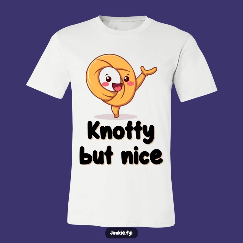Funny Happy Pretzel Cartwheel T-Shirt - Show Off Your Twisty Humor!