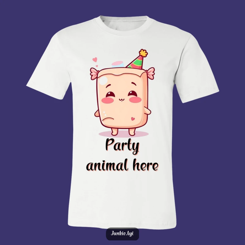 Funny Kawaii Candy Kiss T-Shirt: Party Sweet Character Apparel, Ideal Humorous Gift!