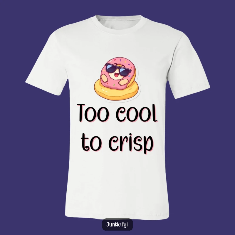 Funny Donut Chip Lounge T-Shirt: Wear Your Coolest Snack Style