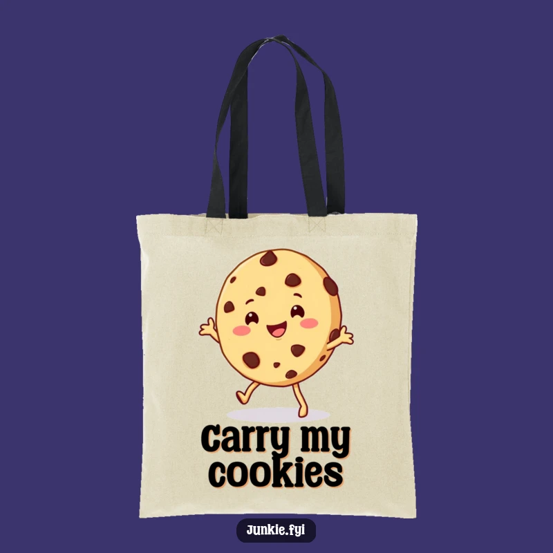 Funny Cookie Tote Bag: Carry Sweetness and Smiles!