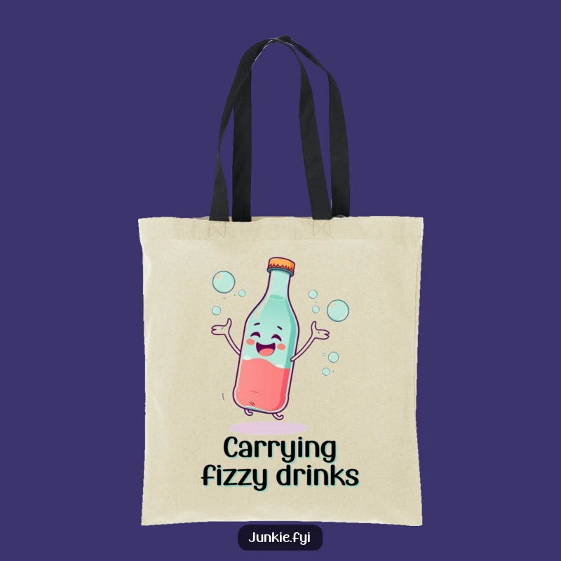 Funny Soda Dance Tote Bag: Carry Your Fun with This Hilarious Accessory
