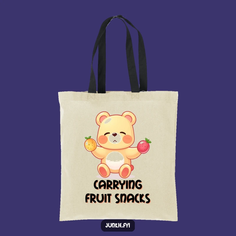 Funny Gummy Bear Juggling Tote Bag: Carry Your Sweetness, Great Funny Gift