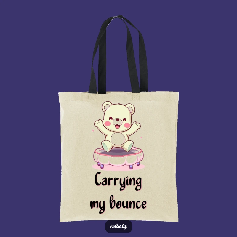 Funny Gummy Bear Tote Bag - Carry Your Bouncy Fun Gift